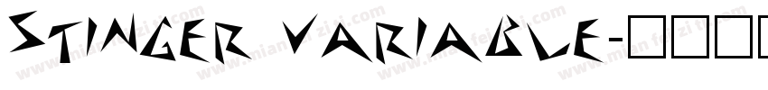 Stinger Variable字体转换